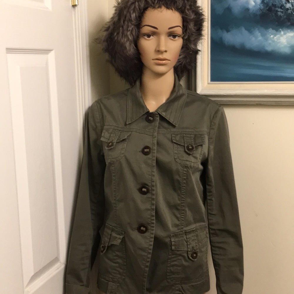 HP 3/20 Lucky Brand Women Utility Jacket. Size: M - Picture 2 of 8